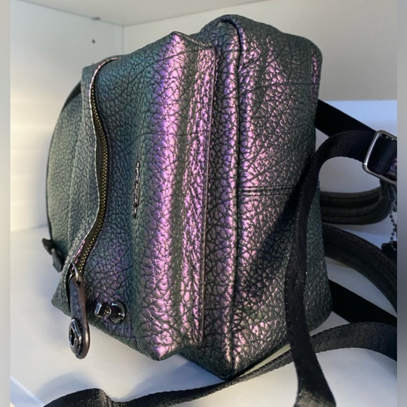 💜COACH MINI BACKPACK 💚 HOLOGRAPHIC OIL SLICK - Picture 5 of 16